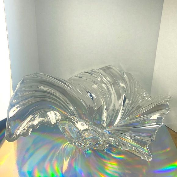 Mikasa Other - Mikasa Crystal Console Glass Centerpiece Bowl ‘BELLE EPOQUE’ 10.5W X 5”T